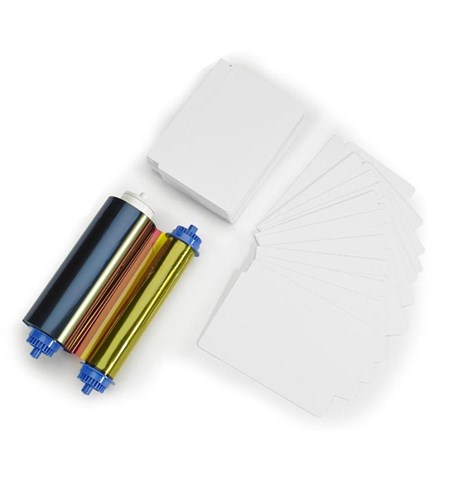 105999-10L - ZC10L Media Kit (PVC Cards and Colour Ribbon)