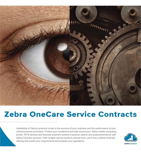 Zebra OneCare, Select, FastrackPurchased within 30 days of Printer, Advanced Exchange, ZQ600 Heathcare, 5 Years, Comprehensive