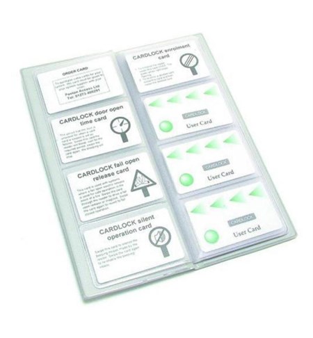 Paxton Green Cardlock Cards, Pack of 10 - AC-PAX-875001G