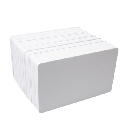 C-A7-WHREC Dyestar White 760 Micron 50% Recycled PVC Cards (Pack 100)