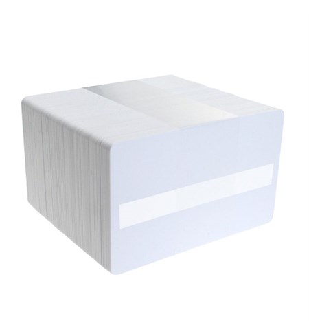C-A7-WHSIG Dyestar Blank White Plastic Cards with Signature Strip (Pack of 100)
