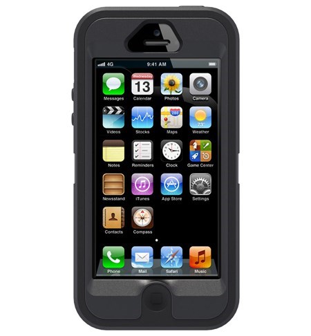 OtterBox Defender Series for Apple iPhone 5, Black international