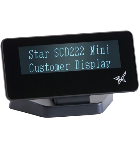 39990030 Star Micronics SCD222U Customer Display, Black