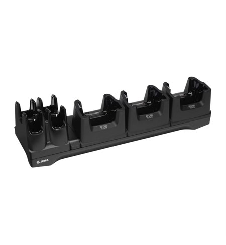CR90-3S4T-TC7-G-02 Zebra RFD90 3 Device Slot/4 Toaster Slots, Charge Only Cradle with Support - TC73/78